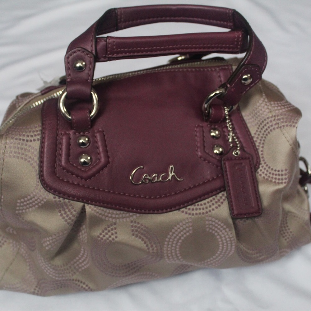 NEW - Coach - Ashley Dotted Op Satchel (Authentic)